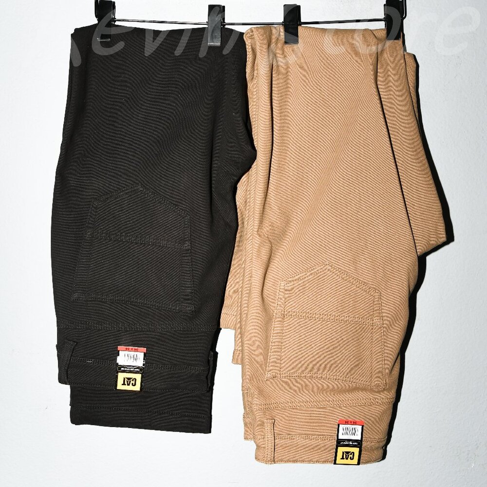 2 pairs Caterpillar ( CAT ) Men's Fleece Lined Canvas Pants. Price is for 2